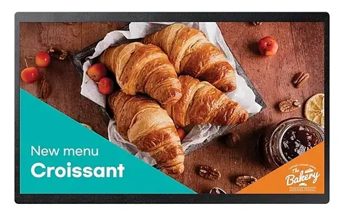 Display Profesional ADS LED Samsung 23.8inch LH24QBCEBGCXEN, Full HD (1920 x 1080), HDMI, WiFi (Negru)
