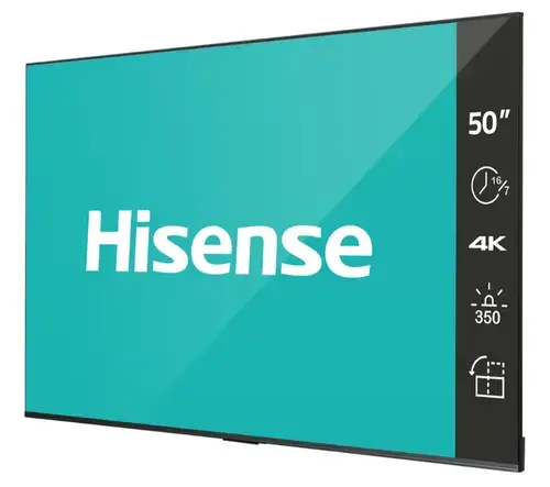 Display Profesional Hisense 50inch 50DP30FE, UHD (3840 x 2160), HDMI (Negru)