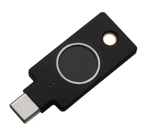 Dispozitiv criptografic securizat tip token, Yubico YubiKey C BIO, FIDO Edition