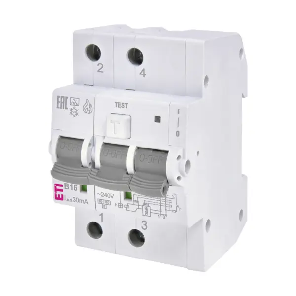 Dispozitiv de protectie arc electric KZS-AFDD 3M2p A B16 0.03 ETI 002173814