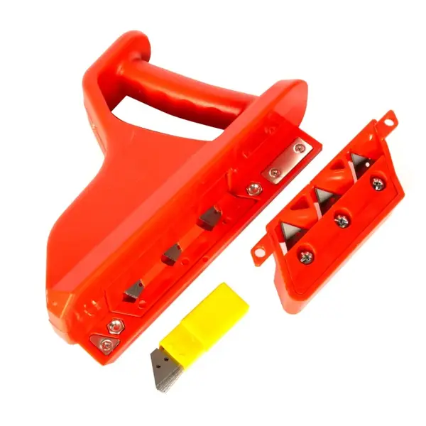 Dispozitiv Detoolz pentru sanfrenare gips-carton, aschiere unghi 45 60 , cu 10 lame