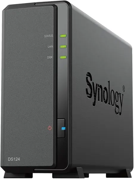 Dispozitiv NAS Synology - DiskStation DS124, 1-bay, 1GB, negru