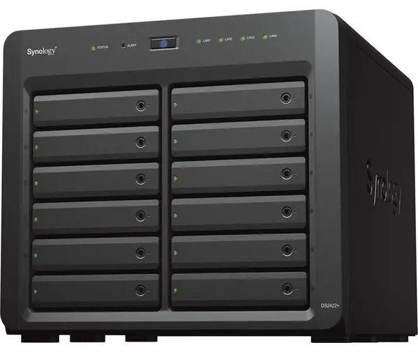 Dispozitiv NAS Synology - DiskStation DS2422+, 12-bay, 1Gbps, negru