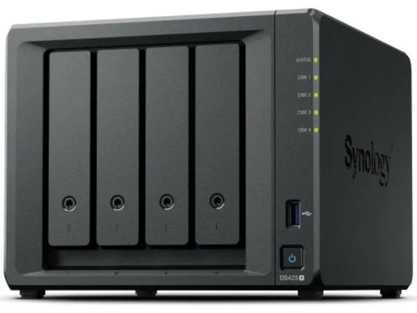 Dispozitiv NAS Synology - DiskStation, DS425+, 4-bay, 2.5GbE, negru
