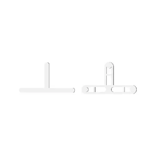 Distantieri T pentru placi de gresie, faianta si placi, rost 3mm, 250buc - BIHUI-TST3250