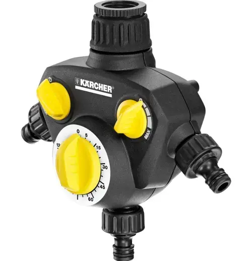 Distribuitor Karcher 2.645-209.0, 3 cai (Negru/Galben)