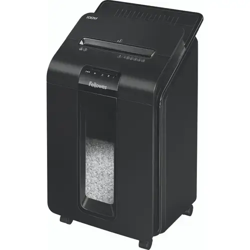 Distrugator documente Fellowes Automax 100M, 100 coli, mini cut, cos 23l
