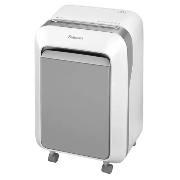 Distrugator documente manual micro cut 15 coli Fellowes LX 211 alb Distrugator documente manual micro cut 15 coli Fellowes LX 211 alb