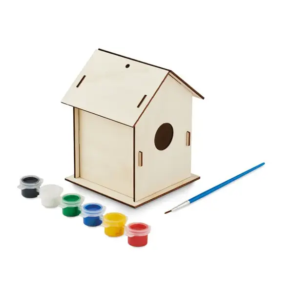 DIY kit casa de pasari din lemn DIY kit casa de pasari din lemn