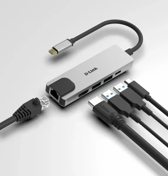 DLINK 5-IN-1 USB-C HUB DUB-M520 DLINK 5-IN-1 USB-C HUB DUB-M520
