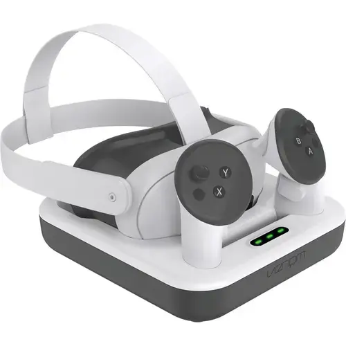 Dock de incarcare Venom VS4210 pentru Meta Oculus Quest 3, Alb