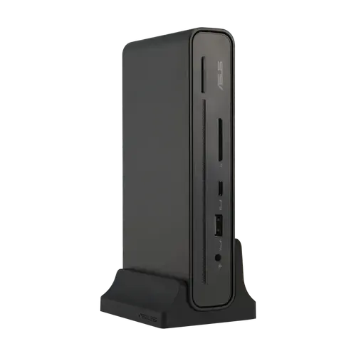 Docking Station ASUS Triple Display USB-C Dock Duo DC301, PD 90 W, HDMI, 2x DisplayPort 4K@60Hz, Ethernet LAN 1000 Mbit/s, SD Slot (Negru)