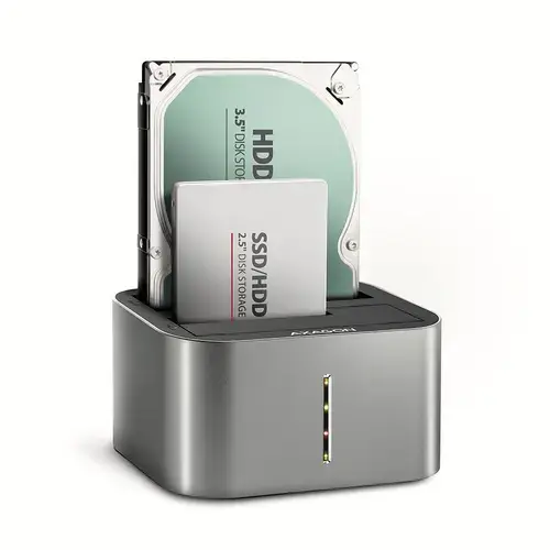 Docking Station Axagon ADSA-DC, HDD/SSD 2.5inch/3.5inch, SATA III, USB 3.2 Gen 1 (Gri)