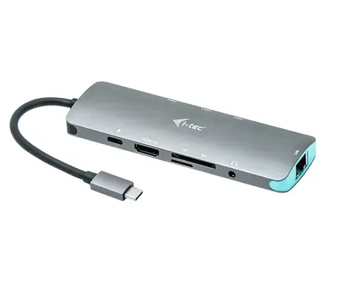 Docking Station iTec, Nano HDMI, LAN, USB, PD, Gri