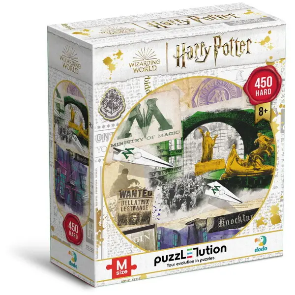 Dodo Puzzle Harry Potter - Ministerul Magiei & Aleea Nocturn (450 piese)