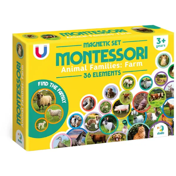 Dodo Set magneti Montessori - Animale de la ferma