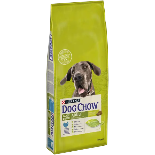 DOG CHOW Adult, Talie Mare, Curcan, 14 kg