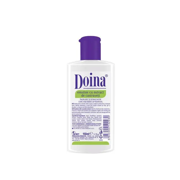 Doina Emulsie demachianta cu extract de castraveti 150 ml