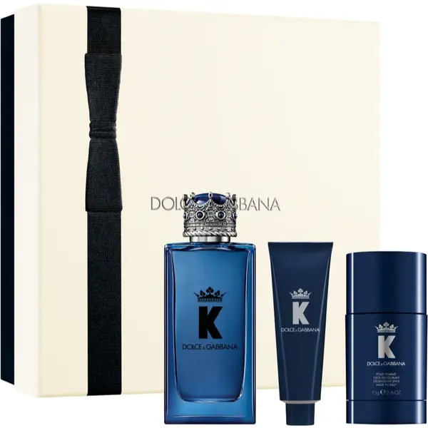 Dolce&Gabbana K by Dolce&Gabbana EDP Trio Gift Set set cadou pentru bărbați