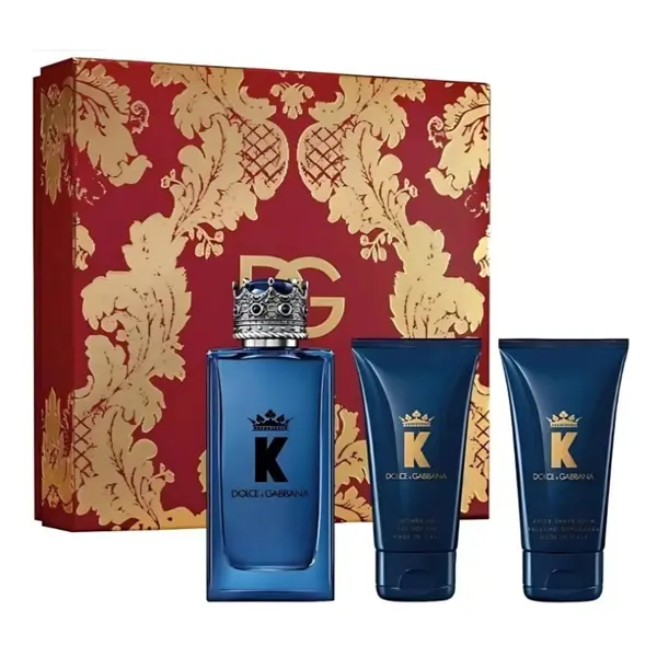 Dolce & Gabbana K by Dolce & Gabbana Set cadou pentru bărbați Volum EDT 100 + 50 ml gel de duș + 50 ml balsam aftershave