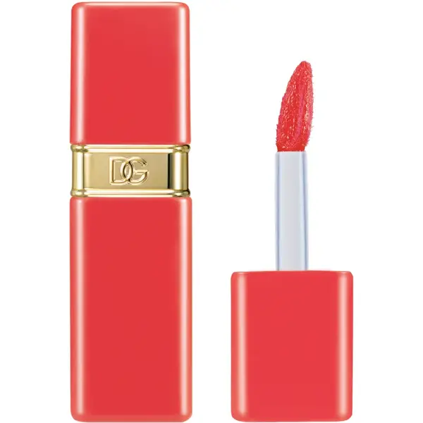 Dolce&Gabbana Rose Dew Lip Bite Ruj de buze lichid, de lunga durata cu efect de hidratare culoare 03 Fizzy Coral - Soft Coral 6 ml