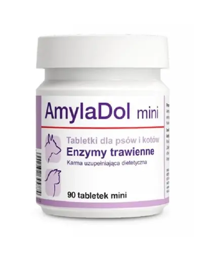 DOLFOS AmylaDol Mini Supliment caini cu tulburari digestive 90 tab