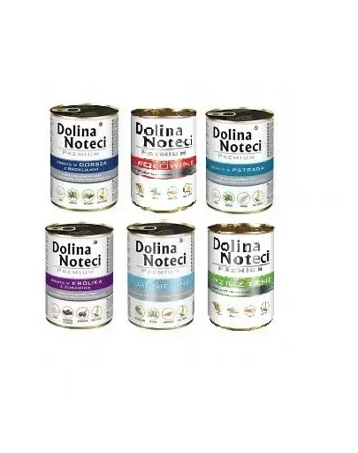 DOLINA NOTECI Mix Hrana umeda caine adult, mix sortimente fara pasare 400 g x 30