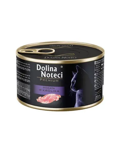 DOLINA NOTECI Premium Bogata în iepure hrană umedă pisici adulte 185 g