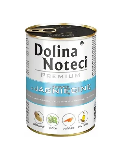 DOLINA NOTECI Premium conserve cu miel pentru câini 12x400g