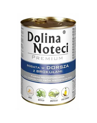 DOLINA NOTECI Premium cu cod și broccoli 400g