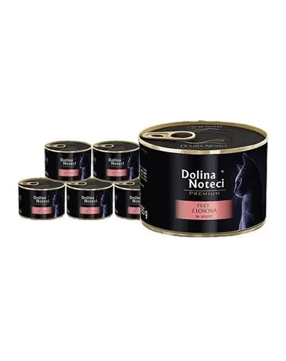 DOLINA NOTECI Premium file somon hrană pisici 12x185 g