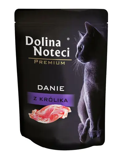 DOLINA NOTECI Premium hrană umedă pentru pisici, cu iepure 85 g