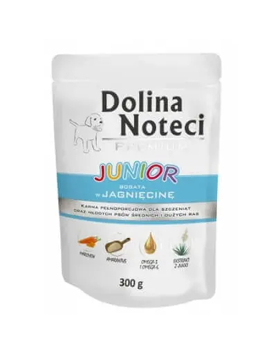 DOLINA NOTECI Premium Junior hrană cățeluși, cu miel 300g