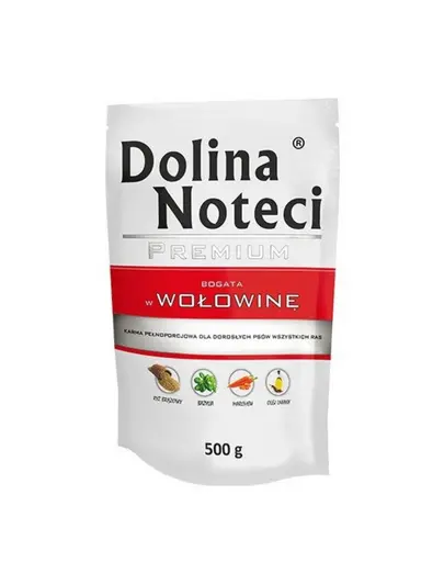 DOLINA NOTECI Premium mancare umeda cu vita 500g