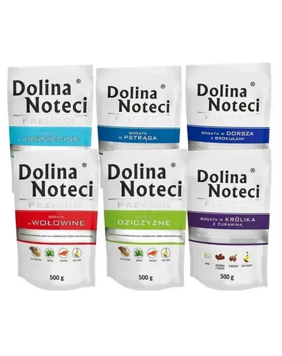 DOLINA NOTECI Premium Mix plic hrana caini 10x500g fara pasare