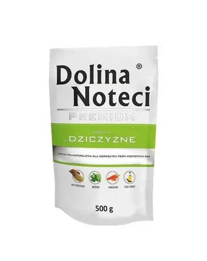 DOLINA NOTECI Premium Mix vânat și vită 20x500 g hrană umedă pentru câini