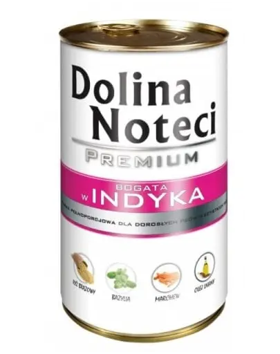 DOLINA NOTECI Premium pachet conserve câini curcan 12x400g