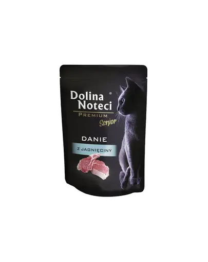 DOLINA NOTECI Premium Senior Hrană umedă pentru pisici în vârstă cu miel 85 g