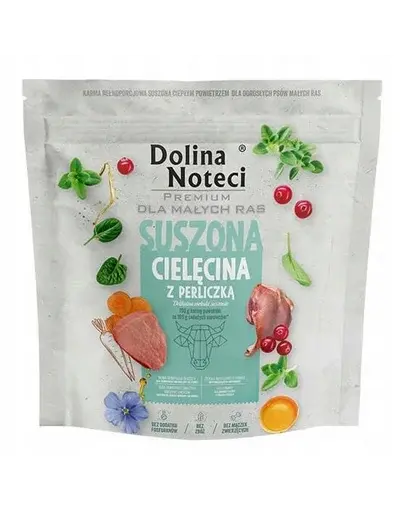 Dolina Noteci Premium Vițel cu Bibilică hrană uscată completă pentru câini adulți de talie mică 1 kg