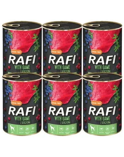 DOLINA NOTECI RAFI Hrana umeda caini, cu vanat 6x800 g