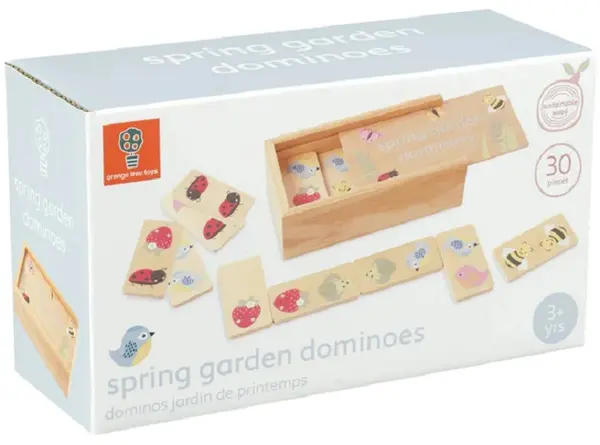 Domino din lemn Orange Tree Toys - Grădină
