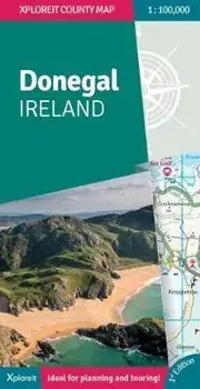 Donegal Ireland. Xploreit County Map, Sheet Map/Mike Meagher