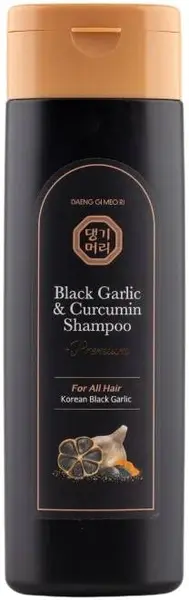 Doori Black Garlic & Curcumin Șampon premium anti-îmbătrânire împotriva căderii părului, 200 ml