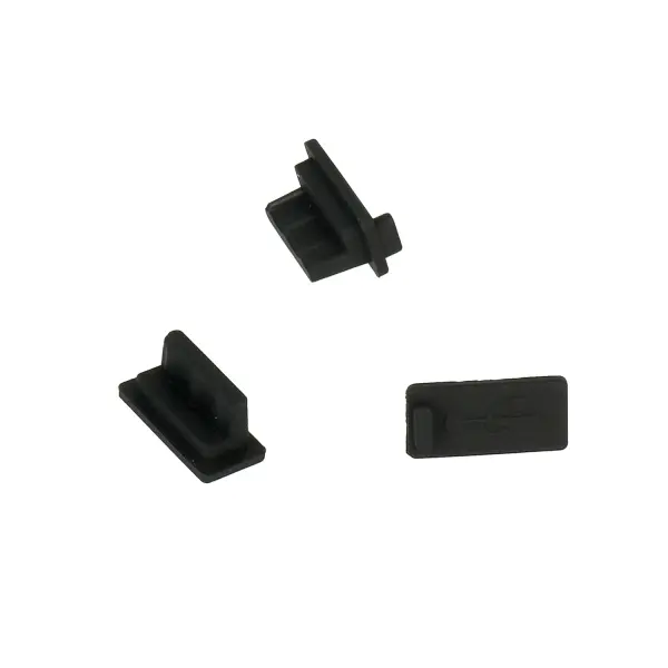 Dop Anti Praf Port OEM, USB-A, Set 10 bucati, Negru