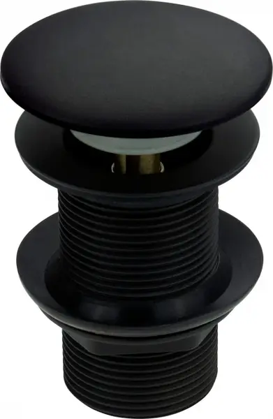 Dop pentru lavoar din granit, negru, Deante Click-Clack
