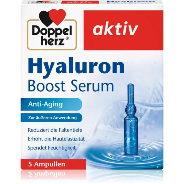 Doppelherz Hyaluron Anti-Aging ser fortifiant cu efect de intinerire 36 g
