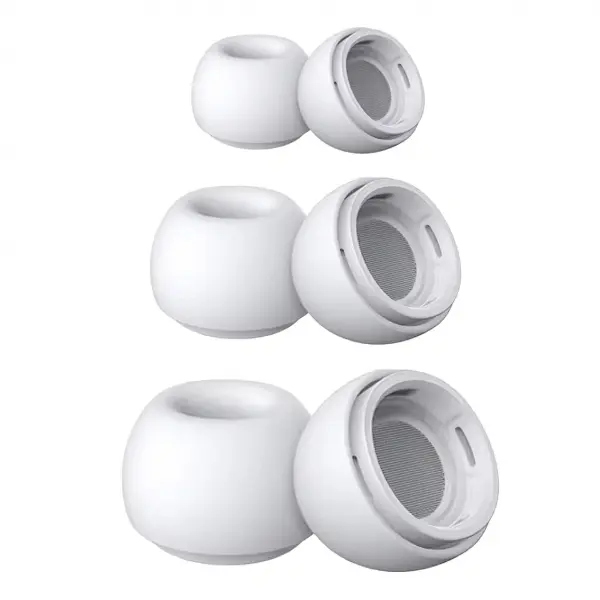 Dopuri Tech-Protect pentru Apple AirPods Pro Series, Marime S / M / L, Albe