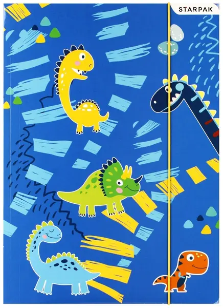 Dosar cu bandă elastică Starpak Dino - A4