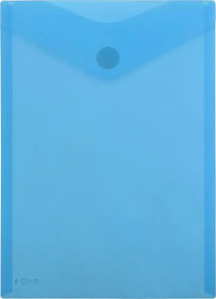 Dosar cu capsa OfBox V-Lock - A4+, vertical, albastru