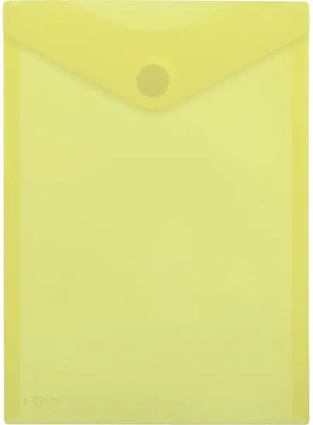 Dosar cu capsa OfBox V-Lock - A4+, vertical, galben